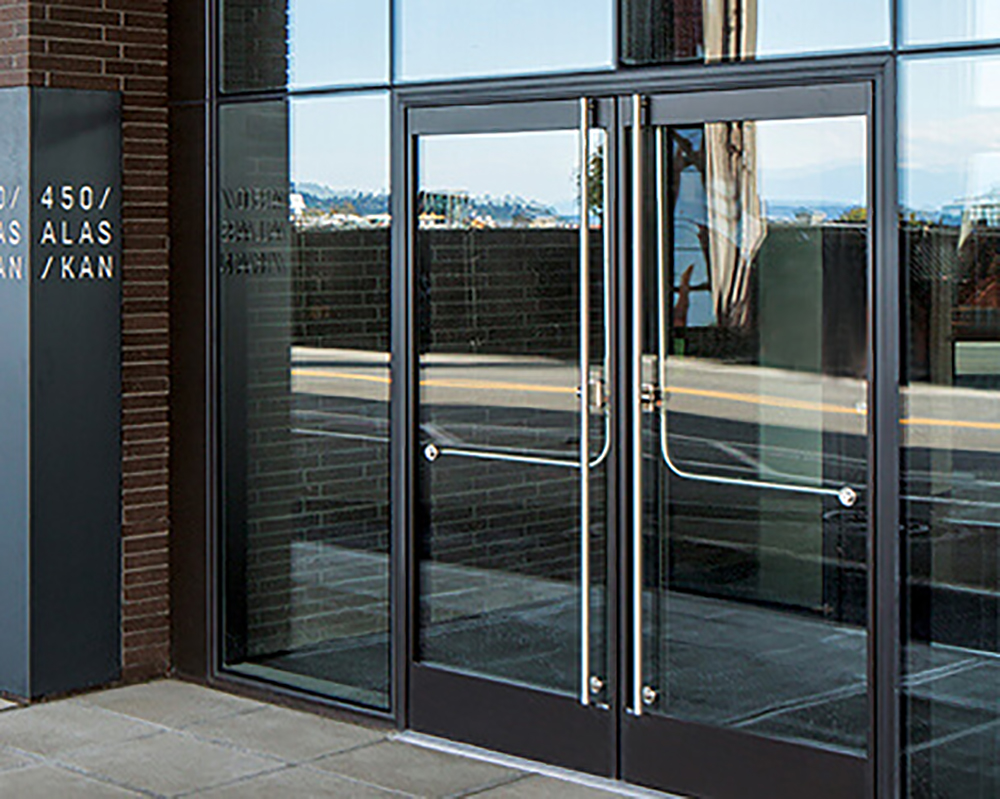 Glass Store front doors (1)