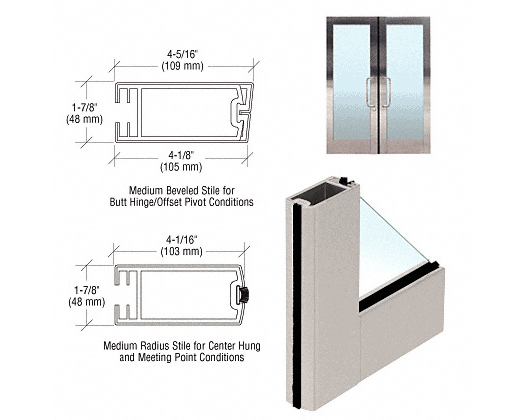 Glass Store front doors (2)