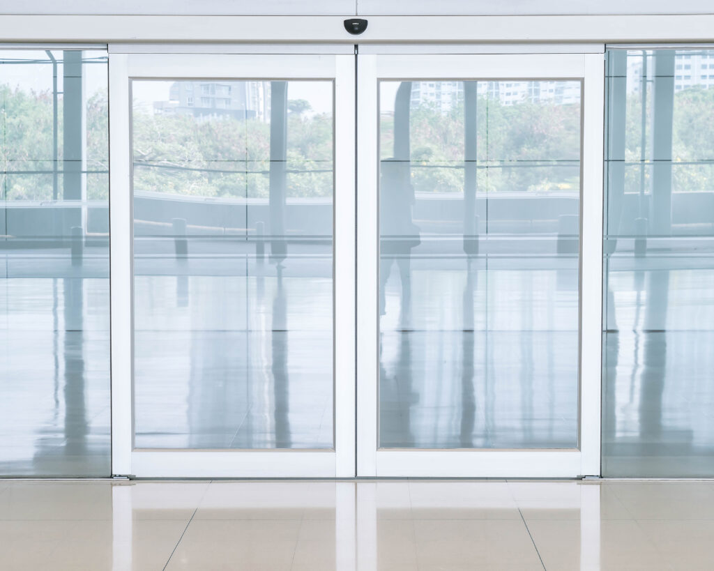 empty closed door