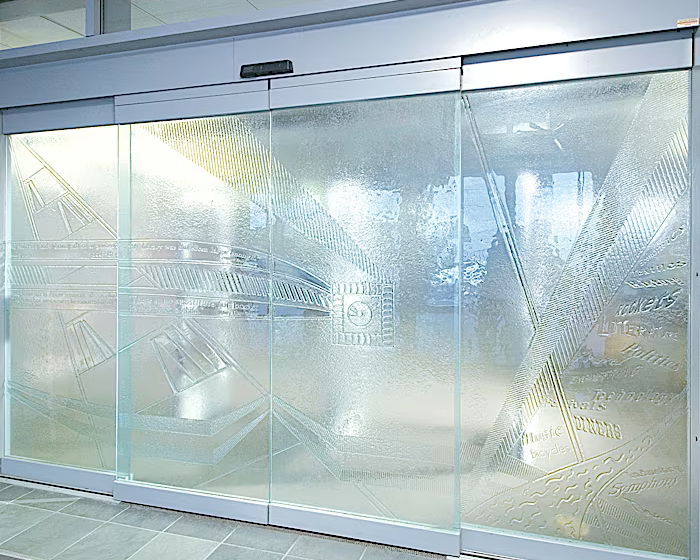 automatic sliding doors (2) a